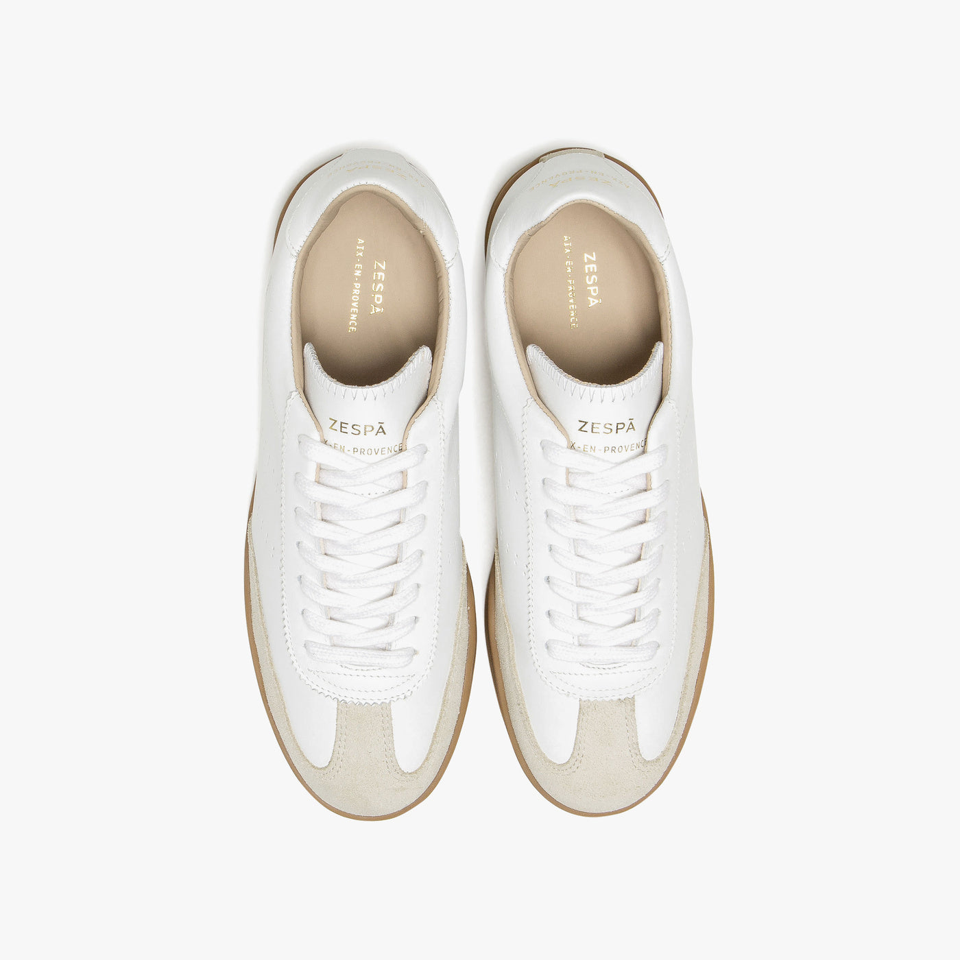 Sneakers cuir blanc - du 35 au 41 | ZESPÀ