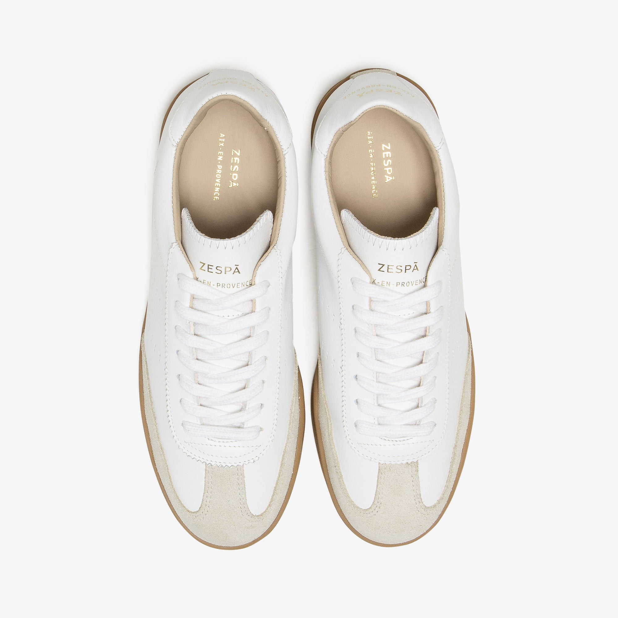 Sneakers cuir blanc - du 35 au 41 | ZESPÀ
