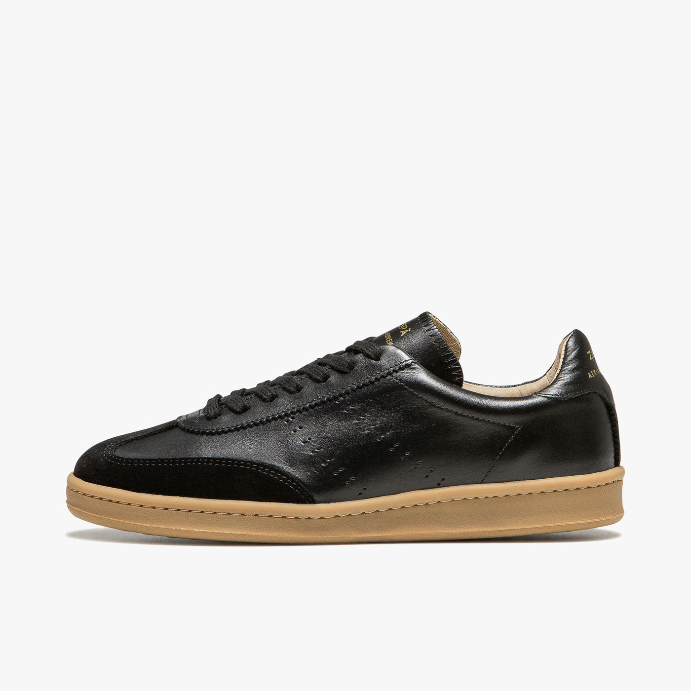 Sneakers cuir noir - du 35 au 41 | ZESPÀ
