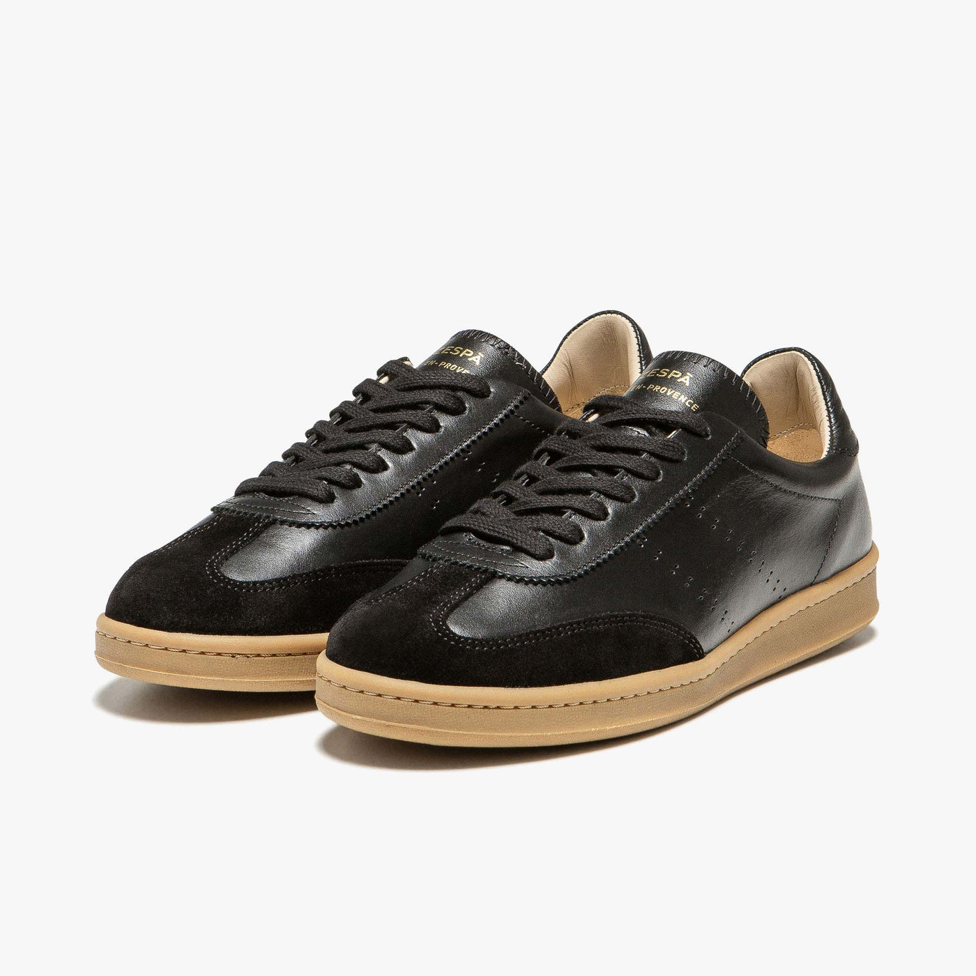 Sneakers cuir noir - du 35 au 41 | ZESPÀ