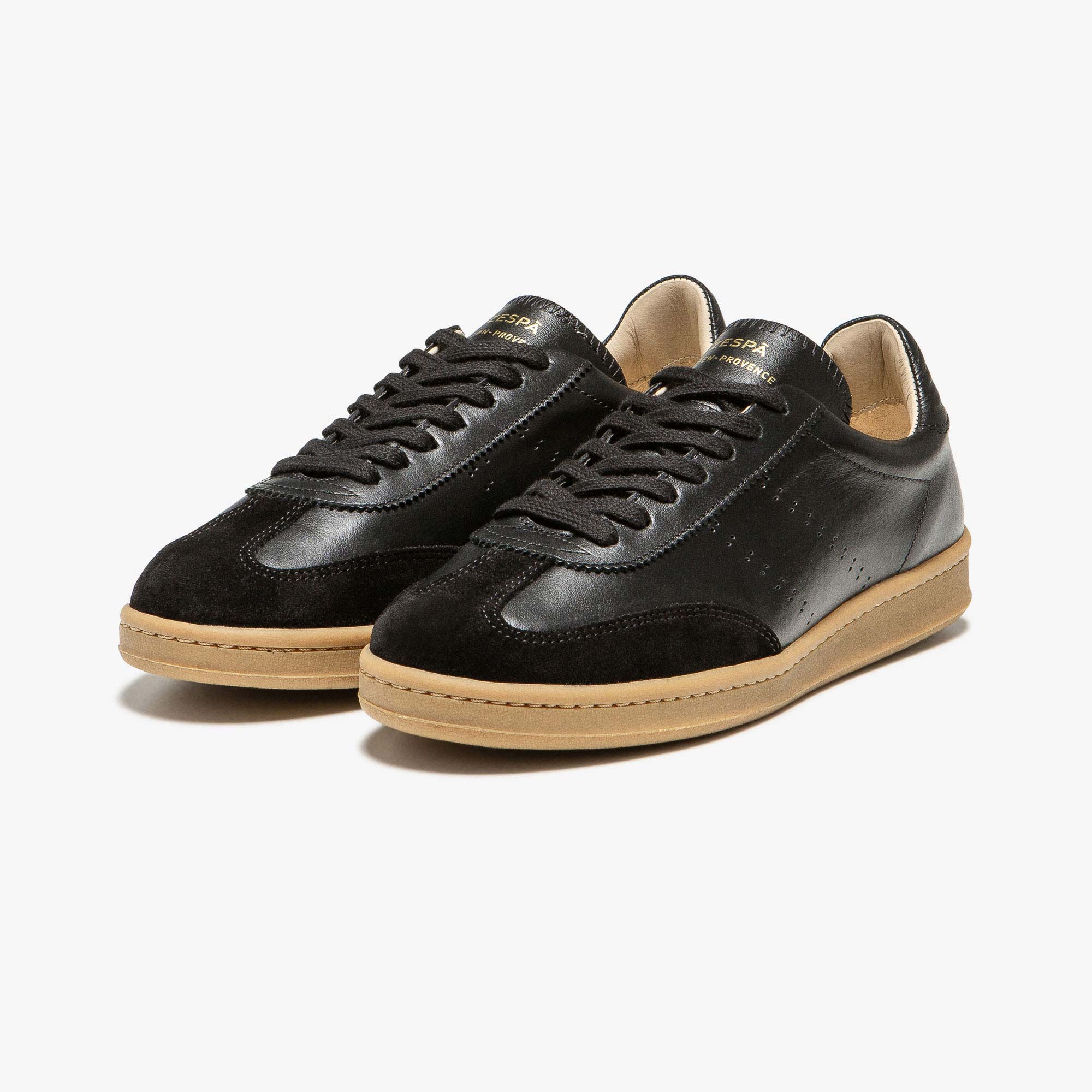 Sneakers cuir noir - du 35 au 41 | ZESPÀ