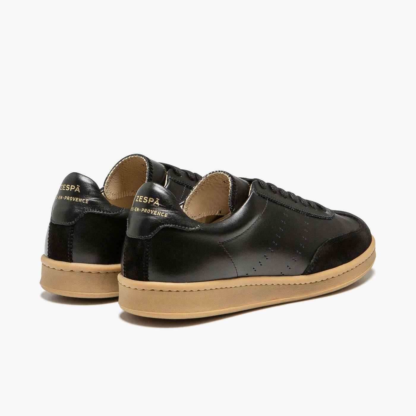 Sneakers cuir noir - du 35 au 41 | ZESPÀ
